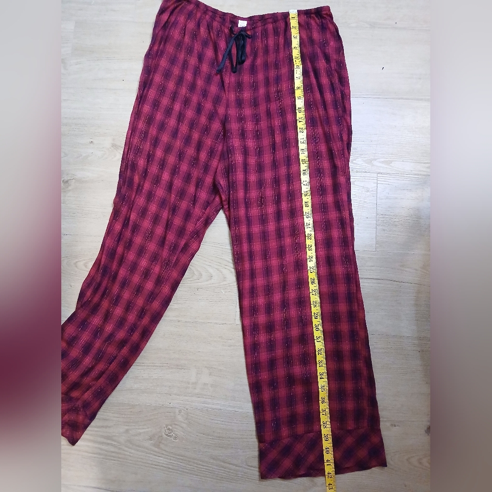 Victoria's Secret Fuchsia Plaid Pajama Set - Picture 13 of 14
